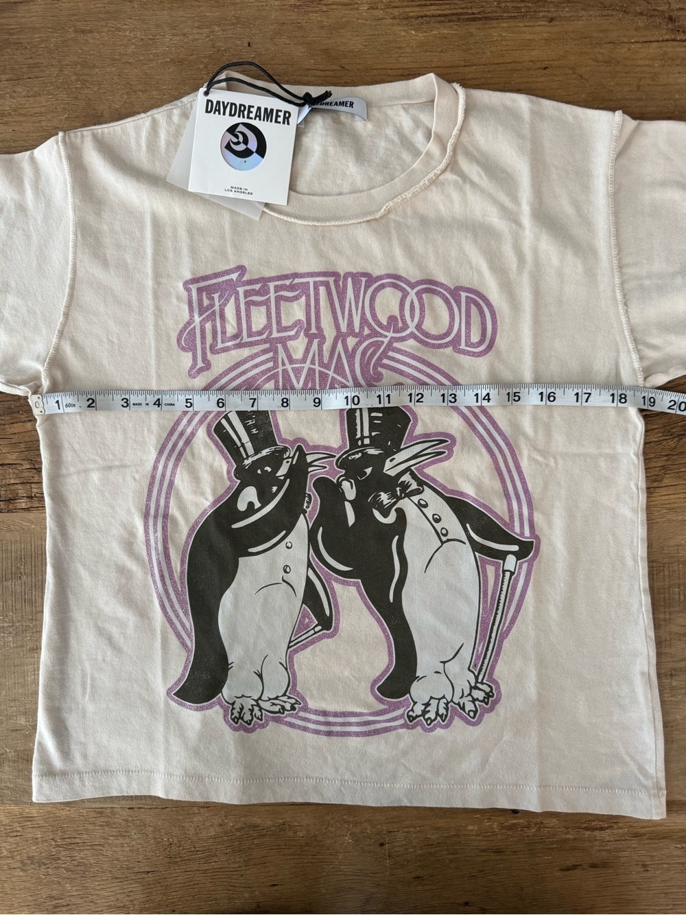 NWT Women’s Daydreamer - Fleetwood Mac Penguins Reverse Gf Tee ~ Size Small - Picture 8 of 10